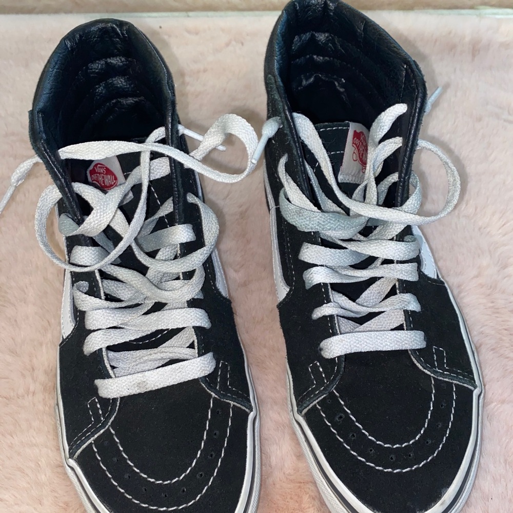 Black high top vans